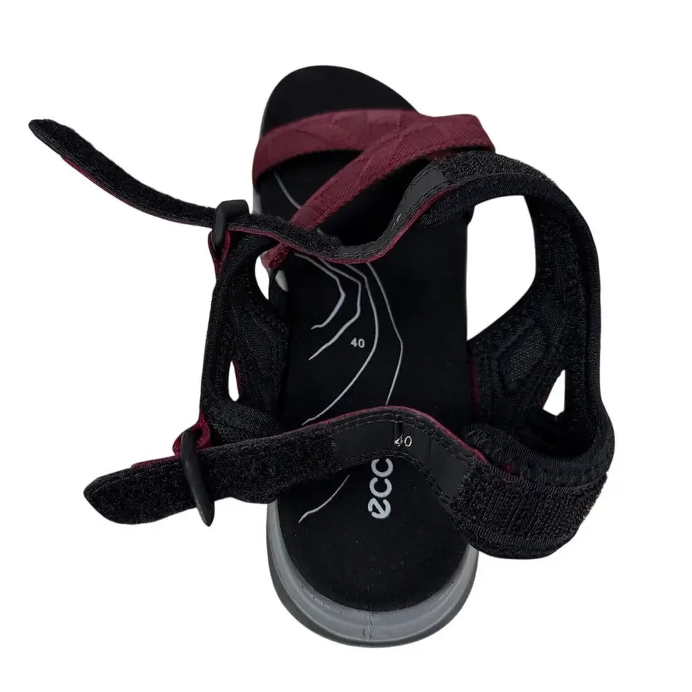 Ecco Offroad Sandals Womens 9 9.5 EU 40 Red Morillo‎ Leather Adjust Straps